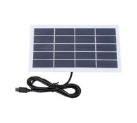 CHICIRIS Panneau de Chargeur Solaire, Silicium Multicristallin de Bonne qualité avec Port de Type C, pour Lampes de Jardin, Caméras de sécurité, Camping en Plein Air