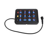 CHICIRIS Panneau de Commutation RVB 12 Gangs, Panneau d'interrupteur à Bascule Tactile ABS 12 V 24 V 80 A avec Boîte de Relais, 3 Modes de Mémoire, Rétroéclairage à intensité Variable pour