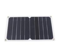 CHICIRIS Panneau Solaire 10 W, Chargeur Solaire Portable avec Taux de Conversion élevé 19,6, pour Camping en Plein Air, Randonnée, Voyage, Cyclisme