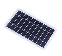 CHICIRIS Panneau Solaire en Silicium Polycristallin 2 W 5 V, Chargeur Solaire Portable Haute efficacité avec Sortie USB, pour Téléphone Portable, Batterie de Voiture, Camping-car,