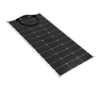 CHICIRIS Panneau Solaire Flexible 100 W Monocristallin 18 V Module Solaire Pliable Ultra Mince ETFE 30% Flex Conception Légère pour RV Caravane Camping Bateau Hangar Batterie 12 V