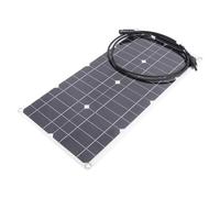 CHICIRIS Panneau Solaire Flexible Portable 25 W Monocristallin pour Batteries de Voiture 12 V, Yachts, Utilisation en Extérieur