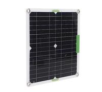 CHICIRIS Panneau Solaire, Panneau Solaire Monocristallin Portable 200 W 12 V, Semi-flexible à Haute Conversion avec 10 Adaptateurs pour Camping-car, Bateau, Voiture, Maison, Camping