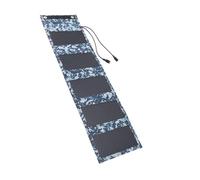 CHICIRIS Panneau Solaire Pliable 12 W, Panneau Solaire Portable Monocristallin avec Double Sortie USB 5 V, Pliable 12 W pour Camping, Randonnée, Pêche, Chargement de Téléphone et Tablette