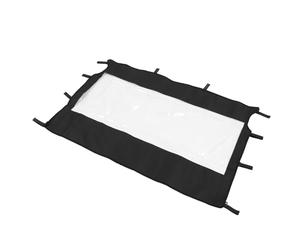CHICIRIS Pare-brise Arrière Souple pour UTV, Pare-brise Arrière Transparent en PVC Durable pour Rhino 450 660 700, Réduit la Poussière et Améliore la visibilité pour les Balades Tout-terrain