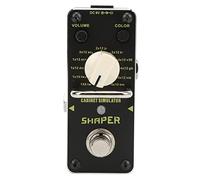 CHICIRIS Pédale D'effet de Guitare, Simulateur D'armoire Analogique, Mini True Bypass Simple avec 3 Boutons de Commande et Interrupteur au Pied True Bypass, pour Guitare électrique