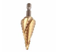 CHICIRIS Percet de Pipper High -Speed Steel -Loch Cutter Tool for Farile Wood, en Acier Inoxydable, en Plastique Polyvalent avec des Perceuses Exactes à 10 Pas de Tailles pour Perceuse à Main,