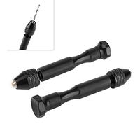 CHICIRIS Perceuse Hélicoïdale Manuelle, Mandrin sans clé Pratique + 10 Forets Hélicoïdaux pour Modèles de Travail du Bois, Bricolage, Artisanat en Bois, Plastique et Caoutchouc