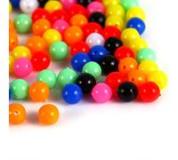 CHICIRIS Perles Lumineuses en Plastique pour Leurres de Pêche, Paquet de | Perles en Plastique Réutilisables Qui Brillent dans le Noir, 7x10mm, pour Hameçons ou Lignes, Accessoire de Pêche Durable