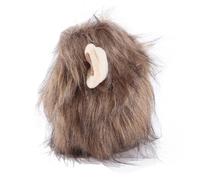 CHICIRIS Perruque Crinière de Lion pour Chat, Costume Amusant, Sangle sur Fourrure, Couvre-Chef pour Animaux de Compagnie, pour Noël et Fêtes à Thème, en Polyester (Chat Lion Chaperon S)