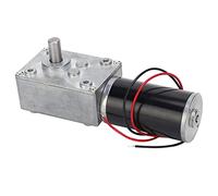 CHICIRIS Petit Moteur à Roues de Vitesses CC avec une Transmission de Ver Stable pour les Machines à Rideaux et 5840 Boîte de Vitesses (DC12V 6RPM)