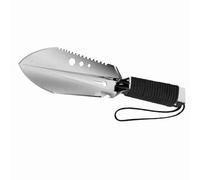 CHICIRIS Pheille de Camping avec 8 en 1 Pelle à Main en Acier Inoxydable, Excellente Multi-Outil pour Le Jardinage de Randonnée de Randonnée, Est livré avec Une Pochette de Rangement (Black)