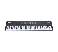 CHICIRIS Piano à Clavier électronique 61 Touches, Piano Numérique Portable ABS avec 200 Tonalités 200 Rythmes, Mode d'enseignement, Enregistrement du Métronome, Relecture, pour Débutants, Pratique