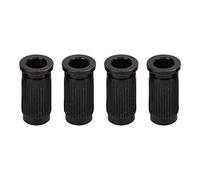 CHICIRIS Pièces de Guitare, Ancres de Pont de Guitare électrique Réglables en Métal, 4 Pièces pour un Réglage Stable des Cordes et une Installation Facile (BLACK)