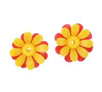 CHICIRIS Pièces de Rechange pour Fleurs de Mangeoire à, 30 Pièces (Red + | Plastique, facile à nettoyer, s\'adapte à la plupart des mangeoires, couleurs vives