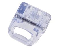 CHICIRIS Pied-de-biche à Broder à Clipser, Design Transparent pour la Couture en Mouvement Libre, Plastique Antirouille 1 Pièce adapté aux Machines Domestiques