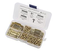 CHICIRIS Piège d'image en Dents de Scie à l'épreuve de Rouille, Crochets Suspendus en Fer à Cadre en Fer avec Double Vis, Installation Facile, Utilisation Polyvalente, Protection par Mur, Matériau