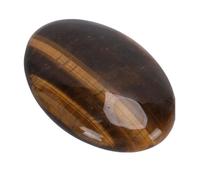 CHICIRIS Pierre de Palmier en Cristal pour la Méditation, Pierre de Souci Lisse et Polie pour la Relaxation du Yoga, 7,5 Cm (Oeil de tigre)