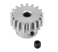 CHICIRIS Pignon de Moteur RC en Acier 17T, Engrenage de Transmission en Métal, Arbre de 3,175 Mm, Fraisage Précis, Résistant à la Rouille, Installation Facile pour Voiture HIMOTO E10MTL E10MT 1 10