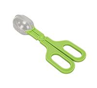 CHICIRIS Pince d'alimentation pour Reptiles, Pince Transparente Anti-Morsure en ABS, Poignée en Ciseaux Efficace, Idéale pour Les Lézards et Les Grenouilles (Green)