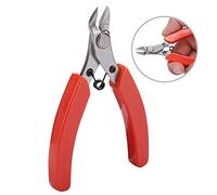 CHICIRIS Pince Diagonale Mini Coupe-fil électronique pour Divers Câbles Poignée Ergonomique Confortable pour électriciens et Bricoleurs Acier à Haute Teneur en Carbone + Plastique (Petit)