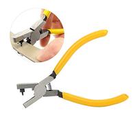 CHICIRIS Pince Perforatrice de Trou de Montre en Acier au Carbone Durable pour Perforer Facilement les Trous du Bracelet en Cuir pour les Ceintures et les Rubans Jaune