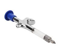 CHICIRIS Pistolet à Lubrifiant pour Vélo, Seringue à Huile Chromée, Outil de Huilage à 5 Voies pour la Réparation de Vélos de Montagne, Pratique pour les Cyclistes