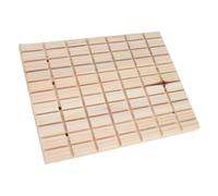 CHICIRIS Planche à Gratter à Griffes, Jouet à Mâcher en Bois avec Auge pour Hamsters et Lapins, Idéal pour Le Soin des Ongles et Les Activités de Jeu