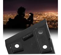 CHICIRIS Plaque de Batterie de Caméra en Alliage à Montage en V, Durable pour Adaptateur d'alimentation Vidéo, Facile à Transporter pour Accessoire de Caméra, Noir