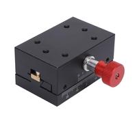 CHICIRIS Plate-forme de Déplacement des Axes X, Plate-forme Coulissante Manuelle à Course de 40 Mm avec Rainure en Queue D'aronde pour les Réglages Mécaniques de Modélisation du Travail