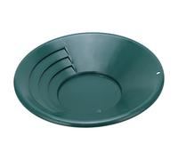 CHICIRIS Plateau de Lavage de l'or Rond Vert 350mm, Outil de Tamisage Facile pour L'extraction de l'or dans Les Ruisseaux et Les Ruisseaux