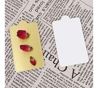 CHICIRIS Plateau de Présentation de Desserts et Cupcakes en Papier, Planches à Gâteaux Dorées Brillantes pour une Présentation Attrayante de Gâteaux D'anniversaire, Matériau Sûr, 100 Pièces (petit