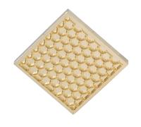 CHICIRIS Plateau de Tampons à Glace, Tampon à Glaçons en Cuivre, Plateau à Glace Artisanal Moderne pour des Empreintes de Cocktails Uniques, avec un Design Facile à Laver pour Barman, (A04)