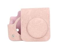 CHICIRIS Poche de Caméra Rétro dans Un Style Immédiat avec Couverture Amovible pour Mini 12, Boîte de Protection pour Les Amateurs de Photographes (Relief Rose Clair)