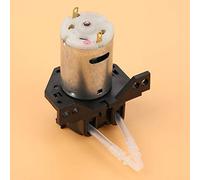 CHICIRIS Pompe Doseuse Péristaltique Compacte, Contrôle de Débit CW/CCW pour Analyse Chimique en Laboratoire D'aquarium, DC12V/24V (24 V 2 * 4)