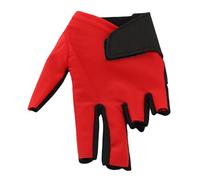 CHICIRIS Pool Glove Hand Hand Billard Snooker Cue Sport Elastic 5 Finger Universal pour Les Hommes (Rouge)