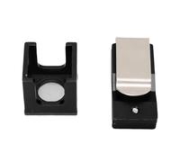 CHICIRIS Porte-Craie de Billard en Aluminium, Porte-Craie de la Piscine à Huile Sèche avec Aluminium Universal, Accessoires de Billard pour Un Accès Facile et des Résultats Professionnels (Black)
