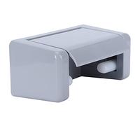 CHICIRIS Porte-Papier Hygiénique Porte-Rouleau Mural avec Couvercle pour Salle de Bain Gain de Place Chargement Facile pour la Maison ABS comme indiqué sur l'image 6,5x3,9x3,3 Pouces (Gray)