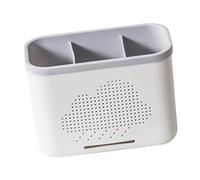 CHICIRIS Porte-ustensiles de Cuisine avec Design égouttoir | Solution de rangement compacte, facile à nettoyer et polyvalente, en plastique écologique, idéale pour les fourchettes,