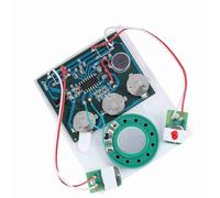 CHICIRIS Pouce du Module D'enregistrement Vocal avec Batterie de Bouton, Idéal pour Les Projets D'artisanat - Contrôle du Bouton Double câblé, Contrôle des Touches (Version du câble prolongé)
