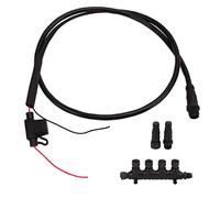 CHICIRIS pour Câble de Base NMEA 2000 Câble de Dérivation Marin ABS 5 Broches 1 M IP67 étanche M12 Plug and Play pour les Réseaux Marins Lowrance Simrad Navico