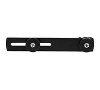 CHICIRIS Pouvoir de Barre Transversale Flash Dual Head External Boulet en Alliage en Aluminium Durable pour Photographie, Lumière LED, Petite Caméra et DV pour les Photographes Professionnels