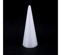 CHICIRIS Présentoir à Bijoux, Ensemble de Supports de Bagues, Organisateur Professionnel pour Affichage à la Maison ou en Magasin, 5 Pièces en Acrylique Blanc/Noir, Supports de Rangement pour (White)