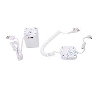 CHICIRIS Présentoir Antivol, Alarme de sécurité 95-120 DB, Fixation de Griffe de Charge Rapide, Silicone Antidérapant avec Télécommande pour Téléphones Portables et Tablettes (pour)