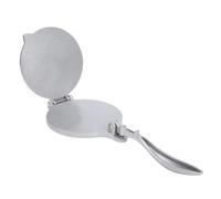 CHICIRIS Presse à Pâte Manuelle en Alliage D'aluminium, Presse à Tortilla Ergonomique pour une Préparation Rapide des Boulettes et du Pain (SILVER)