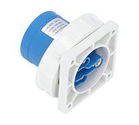 CHICIRIS Prise Industrielle étanche 32A, Connecteur D'alimentation en Laiton pour Usage Extérieur, Conception en Nylon IP67 Durable