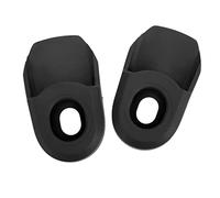 CHICIRIS Protecteur de Couvercle de Manivelle de Vélo en Silicone, 2 Pièces, Manchon de Bras de Manivelle de Vélo avec Anti-âge et Ne Se Décolore Pas, pour la Plupart des Vélos de Route (Black)