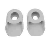 CHICIRIS Protecteur de Couvercle de Manivelle de Vélo en Silicone, 2 Pièces, Manchon de Bras de Manivelle de Vélo avec Anti-âge et Ne Se Décolore Pas, pour la Plupart des Vélos de Route (Grey)