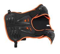 CHICIRIS Protecteur de Poitrine pour Enfants, Gilet de Protection Réfléchissant EVA PE, Protection Dorsale Réglable, Léger et Respirant, Support d'impact pour l'équitation, Le Patinage et Le Ski (L)