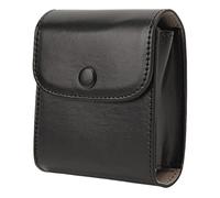 CHICIRIS PU Leather Photo Pouche Pouche de Rangement Confortable pour SQ10, Support d'image de Grande capacité pour Faire du Shopping (Black)